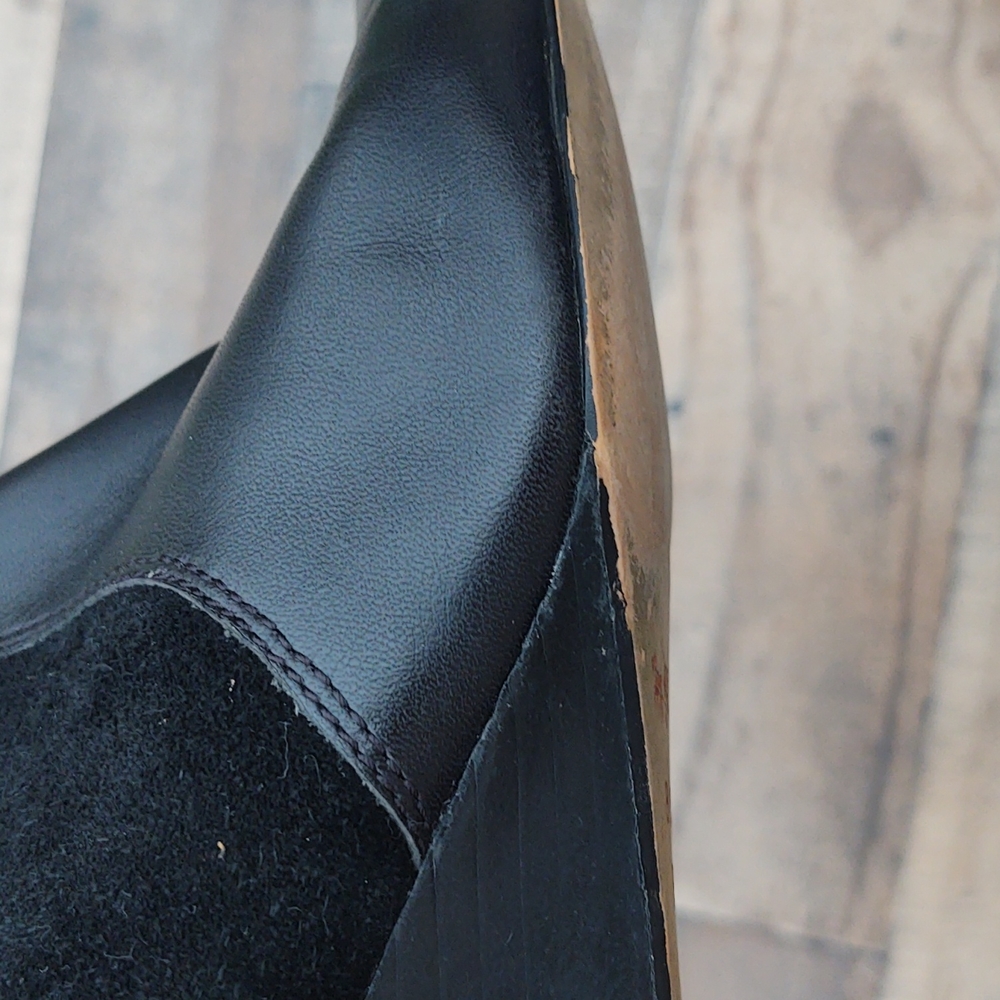 Coach Mystic Leather Wedge Booties sz 8.5 women's - Picture 10 of 16